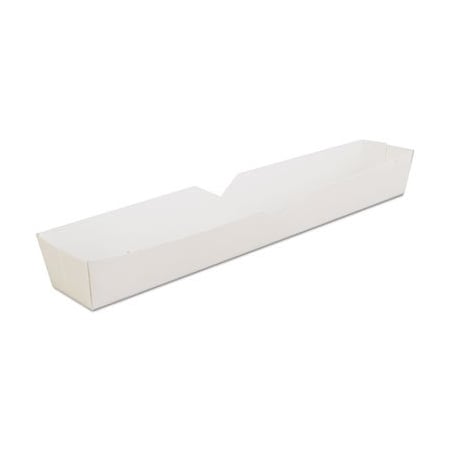 Southern Champion Tray SCT, Hot Dog Tray, White, 10 1/4 X 1 1/2 X 1 1/4, Paperboard, 500PK 0711